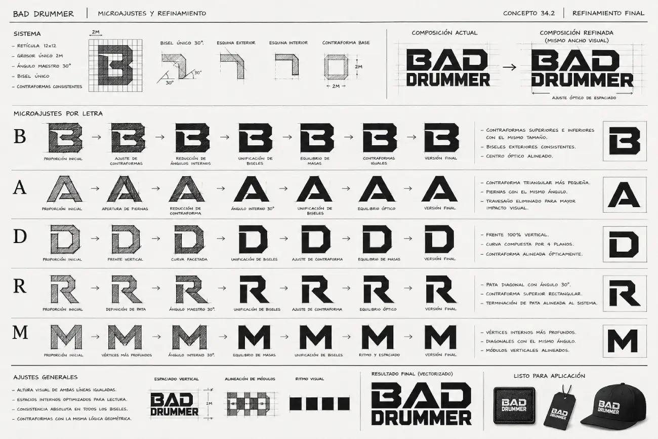 Bad Drummer — microajustes y refinamiento