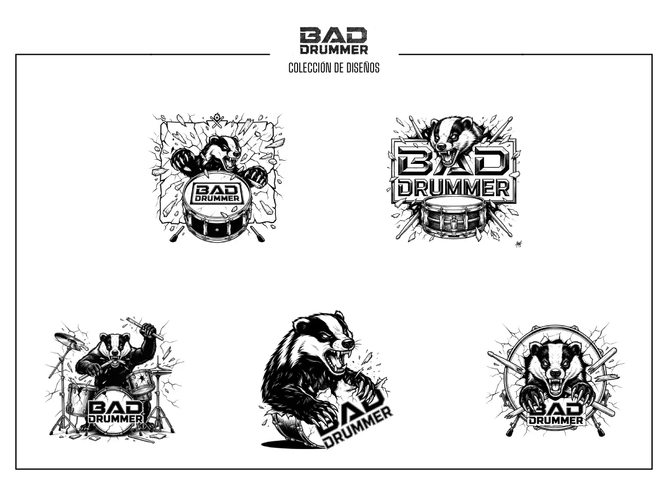 Bad Drummer — colección de diseños