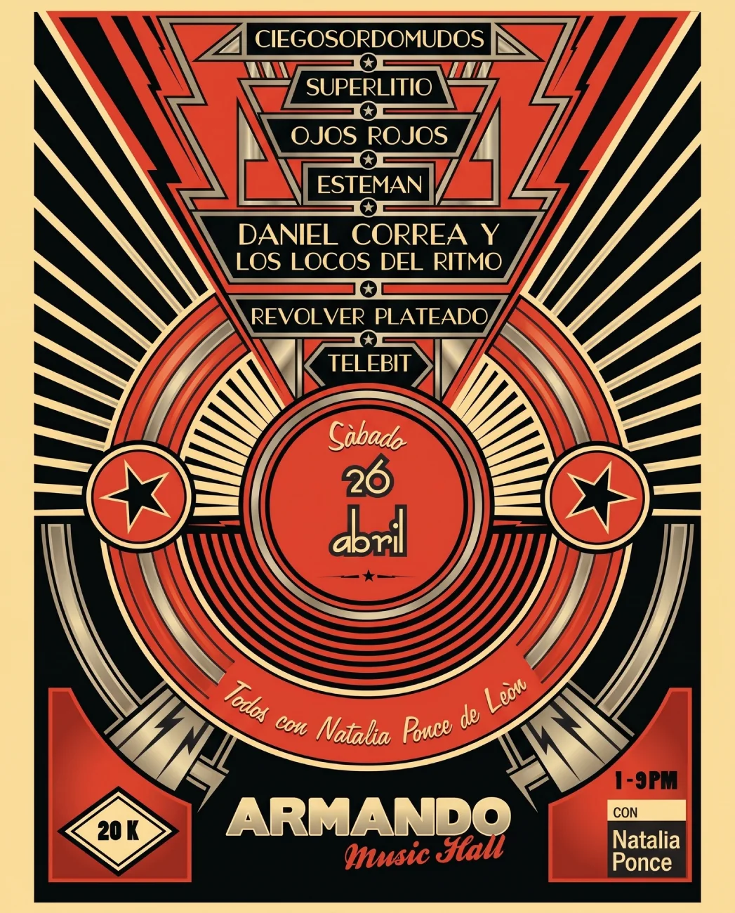 Armando Music Hall — cartel de evento